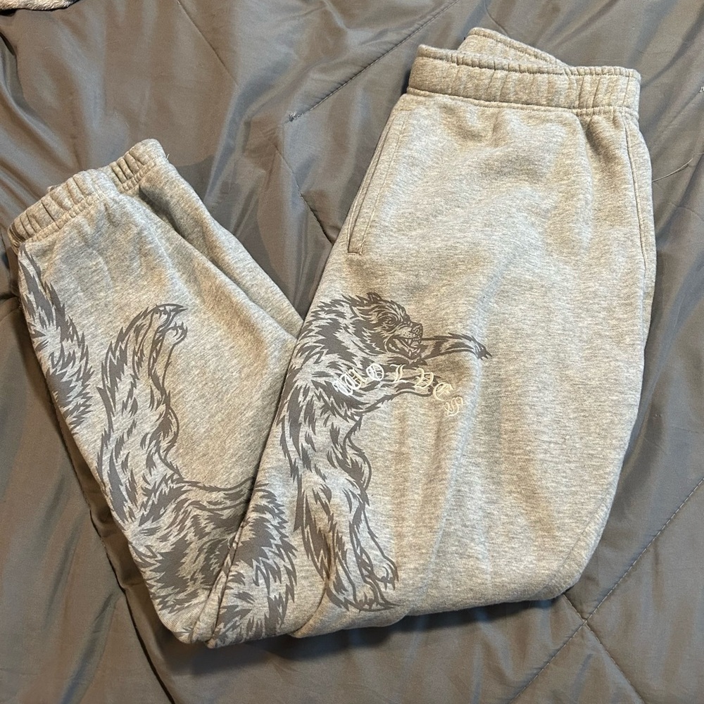 Leave Your Mark She Post Lounge Sweats in Light Athletic Gray - S